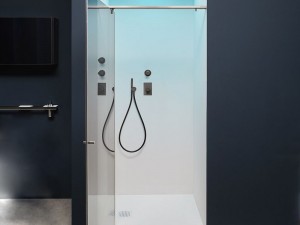 Antonio Lupi Indigo miscelatore termostatico doccia con rubinetto d'arresto ND604+ND605