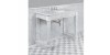Lefroy Brooks Russborough consolle in marmo di Carrara LB6331WH