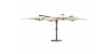 Ombrellificio Veneto Galileo Legno ombrellone a 4 braccia laterali 600x600cm GALILEO
