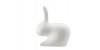 Qeeboo Rabbit Small lampada da terra con Led ricaricabile 90005LED